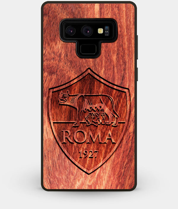 Best Custom Engraved Wood A.S. Roma Note 9 Case - Engraved In Nature