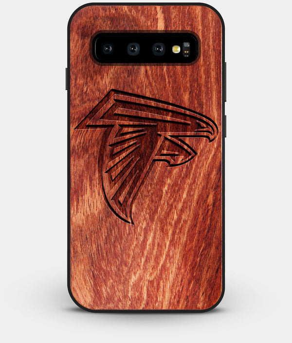 Best Custom Engraved Wood Atlanta Falcons Galaxy S10 Plus Case - Engraved In Nature