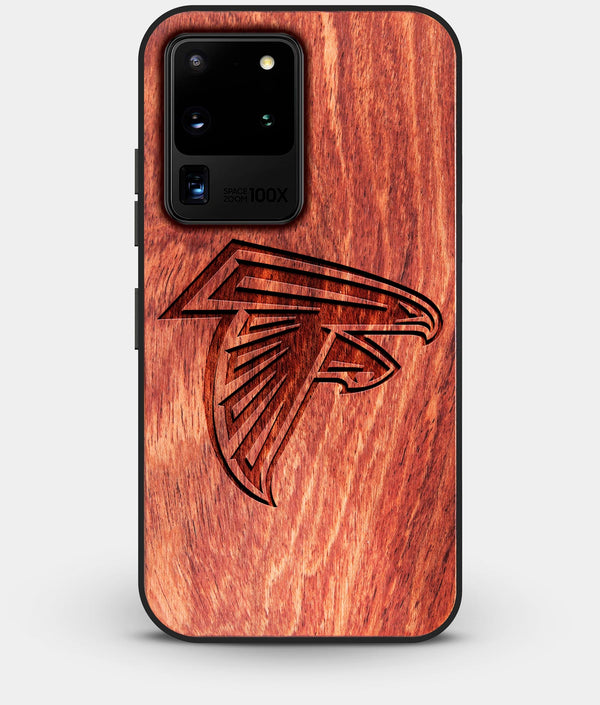 Best Custom Engraved Wood Atlanta Falcons Galaxy S20 Ultra Case - Engraved In Nature