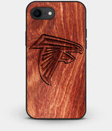 Best Custom Engraved Wood Atlanta Falcons iPhone 8 Case - Engraved In Nature