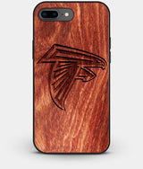 Best Custom Engraved Wood Atlanta Falcons iPhone 8 Plus Case - Engraved In Nature