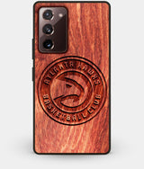 Best Custom Engraved Wood Atlanta Hawks Note 20 Case - Engraved In Nature