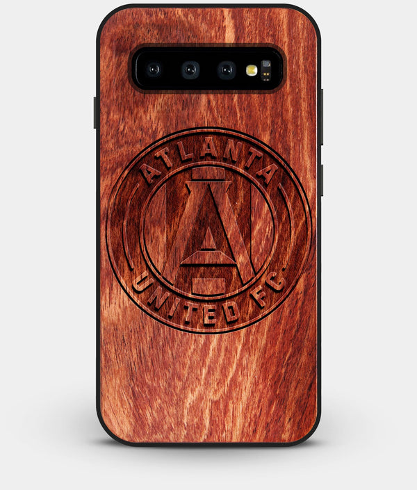 Best Custom Engraved Wood Atlanta United FC Galaxy S10 Plus Case - Engraved In Nature
