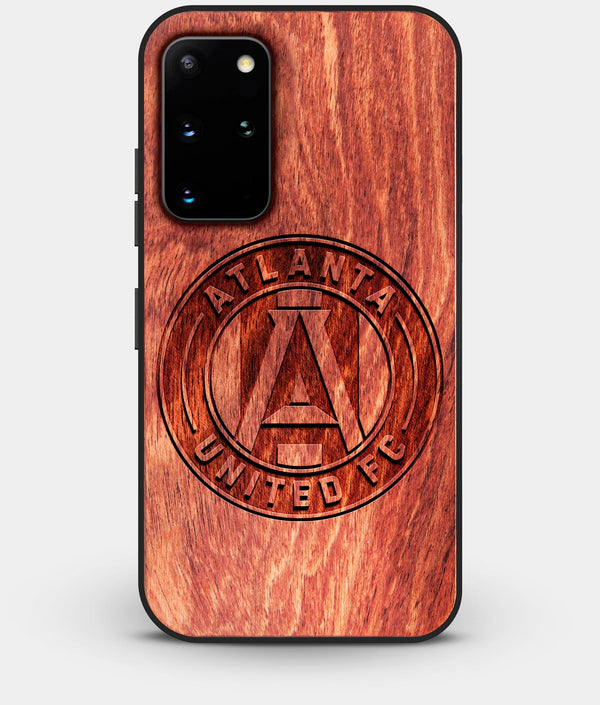 Best Custom Engraved Wood Atlanta United FC Galaxy S20 Plus Case - Engraved In Nature
