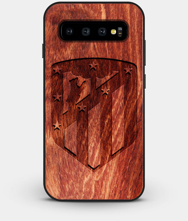 Best Custom Engraved Wood Atletico Madrid Galaxy S10 Plus Case - Engraved In Nature