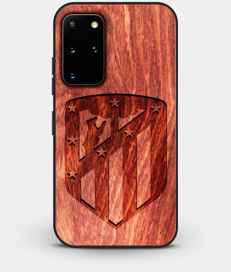 Best Custom Engraved Wood Atletico Madrid Galaxy S20 Plus Case - Engraved In Nature