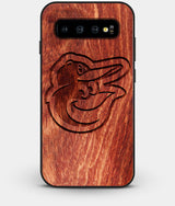 Best Custom Engraved Wood Baltimore Orioles Galaxy S10 Case - Engraved In Nature