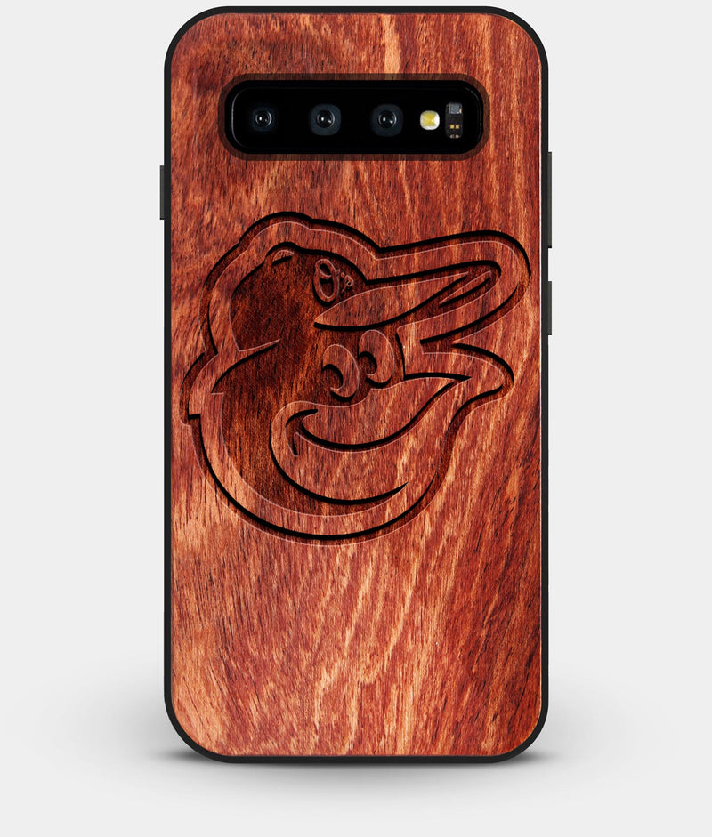 Best Custom Engraved Wood Baltimore Orioles Galaxy S10 Plus Case - Engraved In Nature