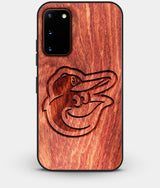 Best Custom Engraved Wood Baltimore Orioles Galaxy S20 Case - Engraved In Nature