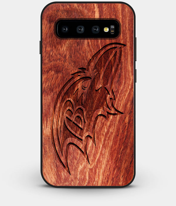 Best Custom Engraved Wood Baltimore Ravens Galaxy S10 Case - Engraved In Nature