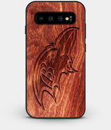 Best Custom Engraved Wood Baltimore Ravens Galaxy S10 Plus Case - Engraved In Nature