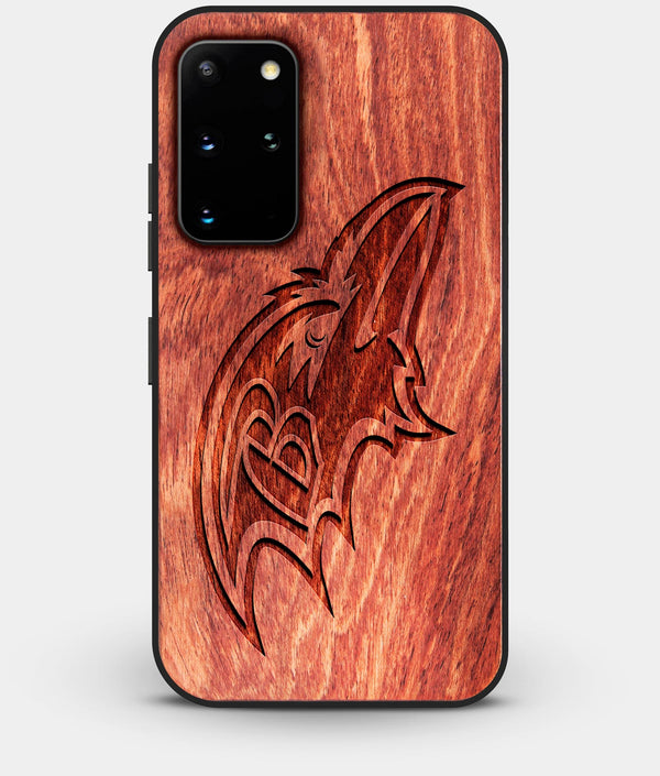 Best Custom Engraved Wood Baltimore Ravens Galaxy S20 Plus Case - Engraved In Nature
