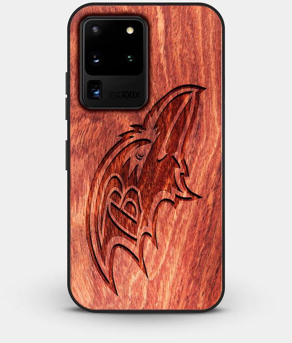 Best Custom Engraved Wood Baltimore Ravens Galaxy S20 Ultra Case - Engraved In Nature