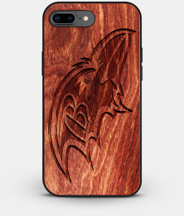Best Custom Engraved Wood Baltimore Ravens iPhone 7 Plus Case - Engraved In Nature