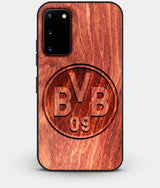 Best Wood Borussia Dortmund Galaxy S20 FE Case - Custom Engraved Cover - Engraved In Nature