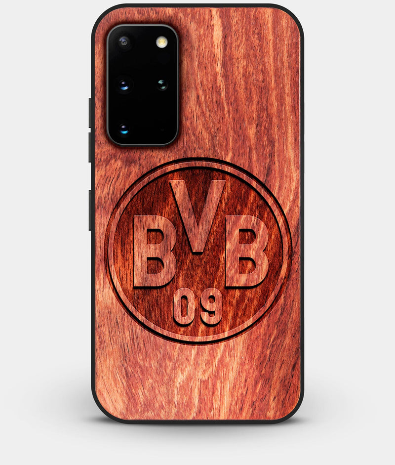 Best Custom Engraved Wood Borussia Dortmund Galaxy S20 Plus Case - Engraved In Nature