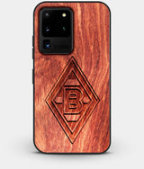 Best Custom Engraved Wood Borussia Monchengladbach Galaxy S20 Ultra Case - Engraved In Nature