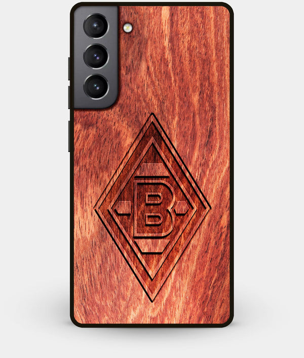 Best Wood Borussia Monchengladbach Galaxy S21 Plus Case - Custom Engraved Cover - Engraved In Nature