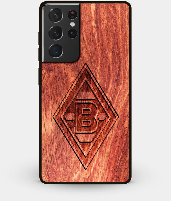 Best Wood Borussia Monchengladbach Galaxy S21 Ultra Case - Custom Engraved Cover - Engraved In Nature