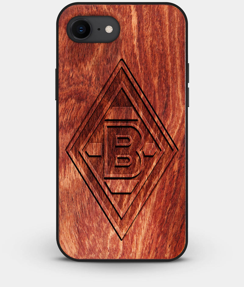 Best Custom Engraved Wood Borussia Monchengladbach iPhone 8 Case - Engraved In Nature