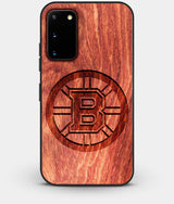 Best Wood Boston Bruins Galaxy S20 FE Case - Custom Engraved Cover - Engraved In Nature