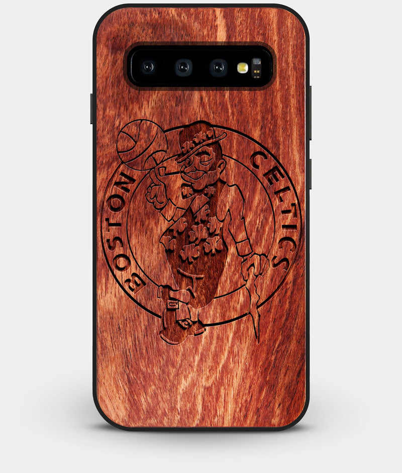 Best Custom Engraved Wood Boston Celtics Galaxy S10 Plus Case - Engraved In Nature