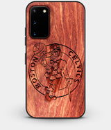 Best Wood Boston Celtics Galaxy S20 FE Case - Custom Engraved Cover - Engraved In Nature