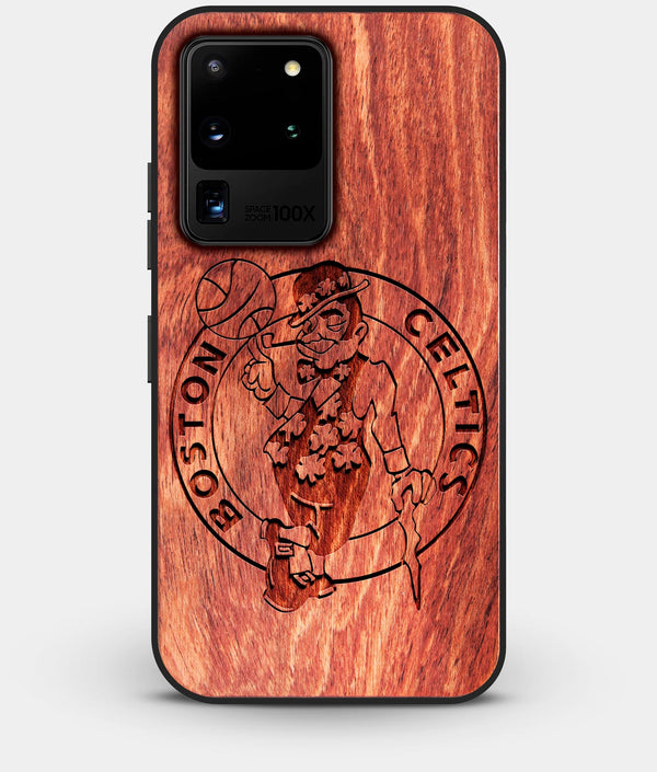 Best Custom Engraved Wood Boston Celtics Galaxy S20 Ultra Case - Engraved In Nature