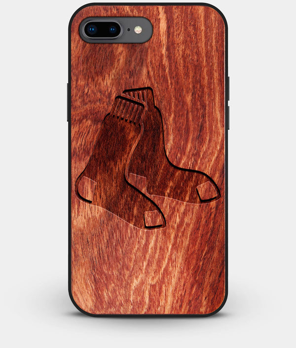Best Custom Engraved Wood Boston Red Sox iPhone 8 Plus Case - Engraved In Nature