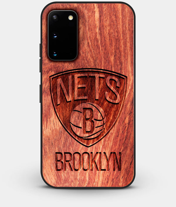 Best Custom Engraved Wood Brooklyn Nets Galaxy S20 Case - Engraved In Nature