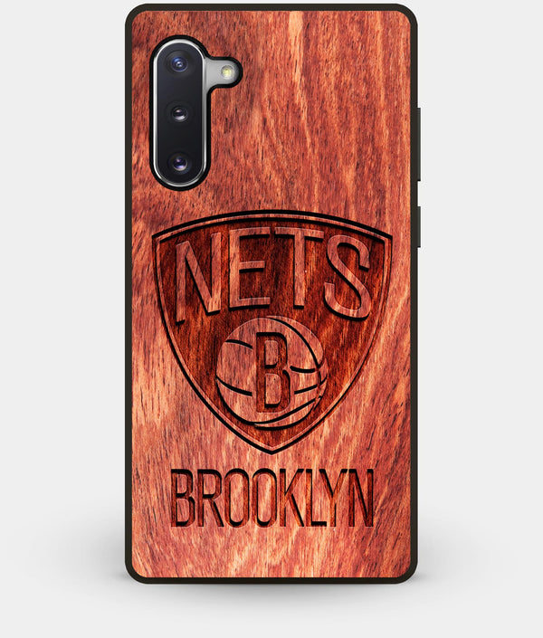 Best Custom Engraved Wood Brooklyn Nets Note 10 Case - Engraved In Nature