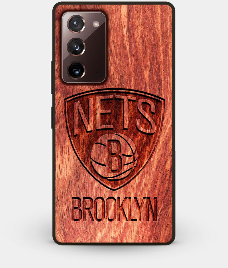 Best Custom Engraved Wood Brooklyn Nets Note 20 Case - Engraved In Nature