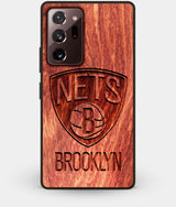 Best Custom Engraved Wood Brooklyn Nets Note 20 Ultra Case - Engraved In Nature