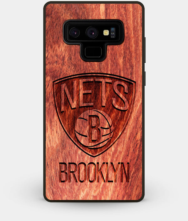 Best Custom Engraved Wood Brooklyn Nets Note 9 Case - Engraved In Nature