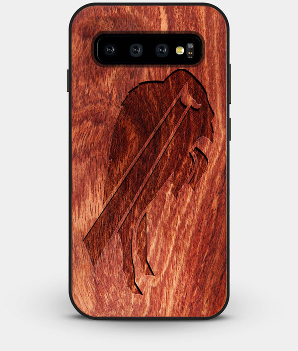 Best Custom Engraved Wood Buffalo Bills Galaxy S10 Plus Case - Engraved In Nature