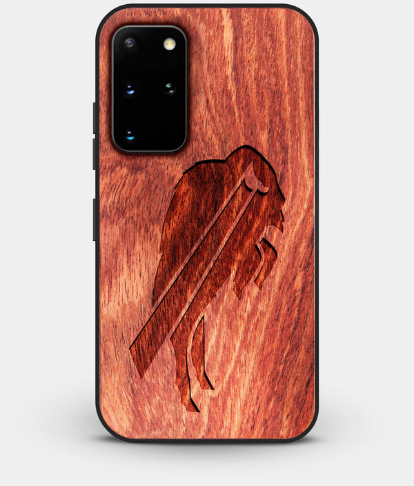 Best Custom Engraved Wood Buffalo Bills Galaxy S20 Plus Case - Engraved In Nature