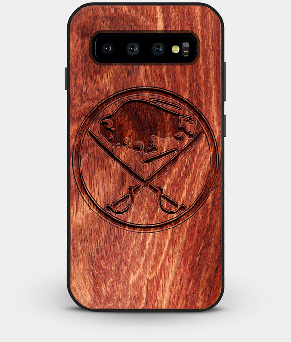 Best Custom Engraved Wood Buffalo Sabres Galaxy S10 Case - Engraved In Nature