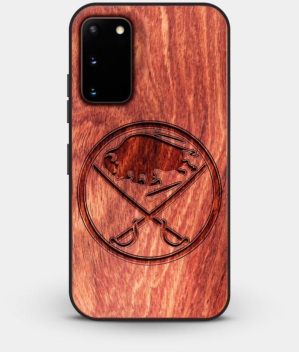 Best Custom Engraved Wood Buffalo Sabres Galaxy S20 Case - Engraved In Nature