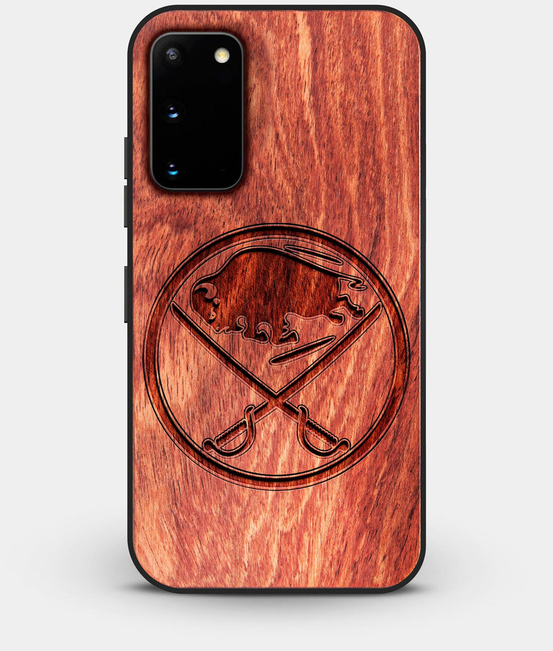 Best Custom Engraved Wood Buffalo Sabres Galaxy S20 Case - Engraved In Nature