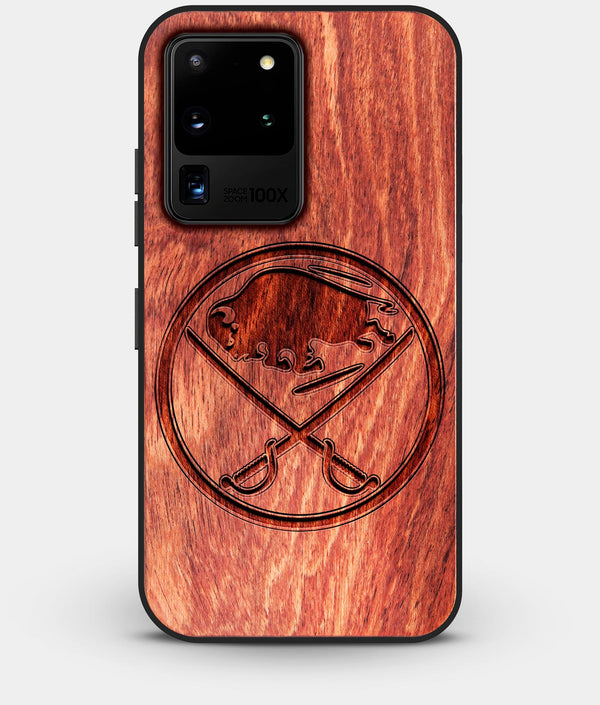 Best Custom Engraved Wood Buffalo Sabres Galaxy S20 Ultra Case - Engraved In Nature