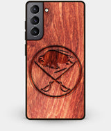 Best Wood Buffalo Sabres Galaxy S21 Plus Case - Custom Engraved Cover - Engraved In Nature