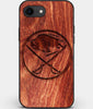 Best Custom Engraved Wood Buffalo Sabres iPhone SE Case - Engraved In Nature