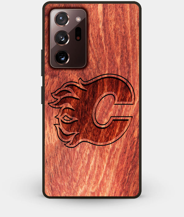 Best Custom Engraved Wood Calgary Flames Note 20 Ultra Case - Engraved In Nature