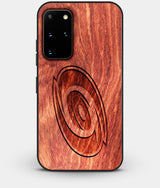 Best Custom Engraved Wood Carolina Hurricanes Galaxy S20 Plus Case - Engraved In Nature