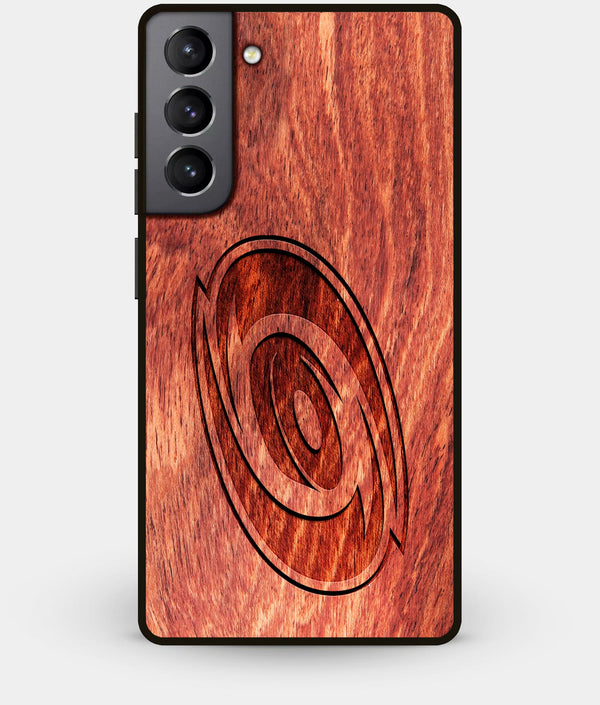 Best Wood Carolina Hurricanes Galaxy S21 Plus Case - Custom Engraved Cover - Engraved In Nature