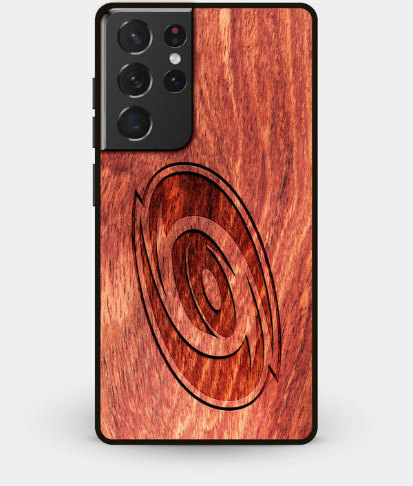 Best Wood Carolina Hurricanes Galaxy S21 Ultra Case - Custom Engraved Cover - Engraved In Nature