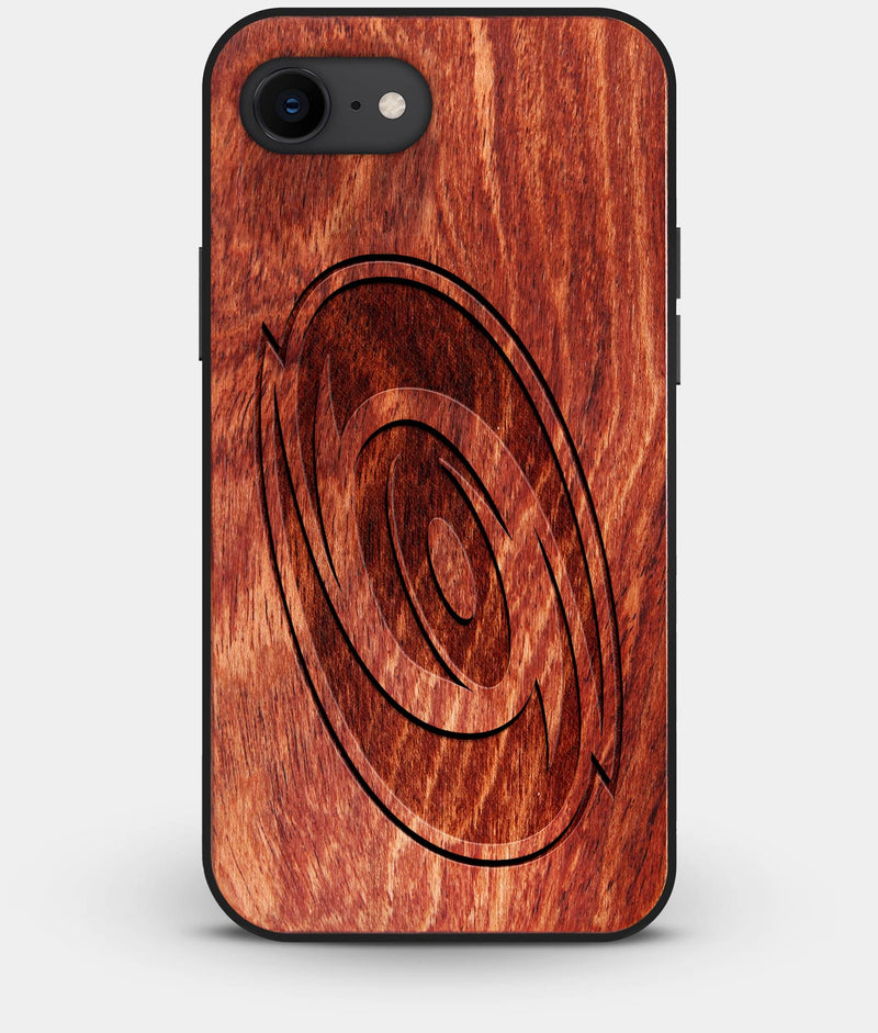 Best Custom Engraved Wood Carolina Hurricanes iPhone 8 Case - Engraved In Nature