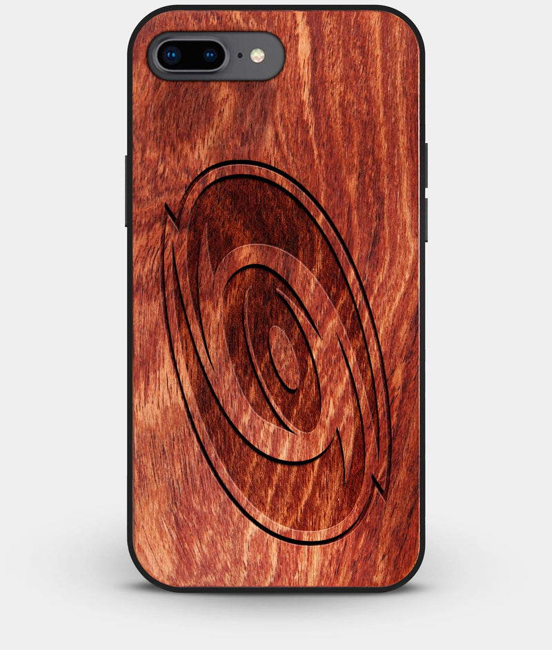 Best Custom Engraved Wood Carolina Hurricanes iPhone 8 Plus Case - Engraved In Nature