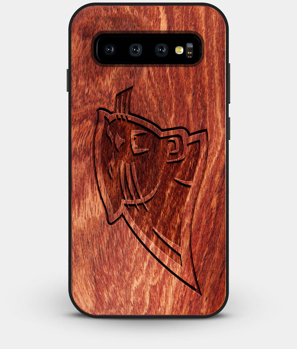 Best Custom Engraved Wood Carolina Panthers Galaxy S10 Case - Engraved In Nature