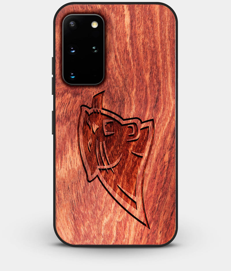 Best Custom Engraved Wood Carolina Panthers Galaxy S20 Plus Case - Engraved In Nature